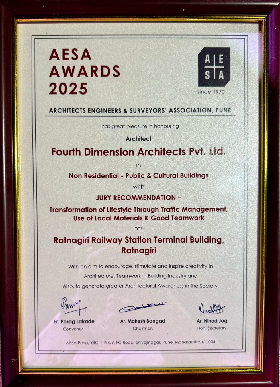 Architects Engineers Surveyors Association Pune